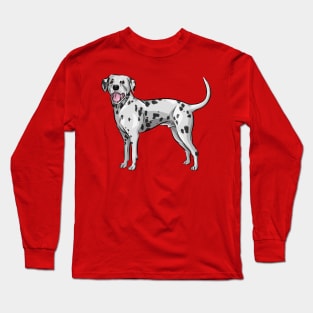 Cute Dalmatian Dog Long Sleeve T-Shirt